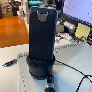 BMW cup holder iPhone charger